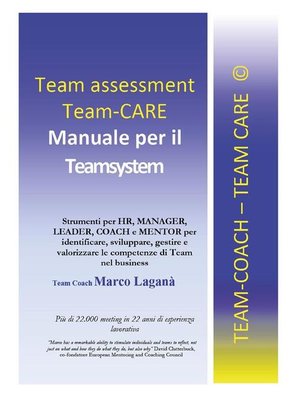 cover image of Team Assessment Team CARE--Manuale per il Teamsystem